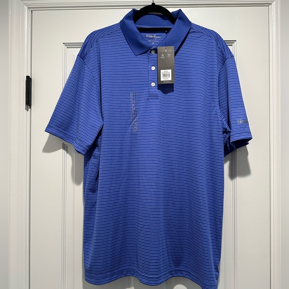 Walter Hagen Men’s Essential Stripe Golf Polo (NWT) - Picture 5 of 6